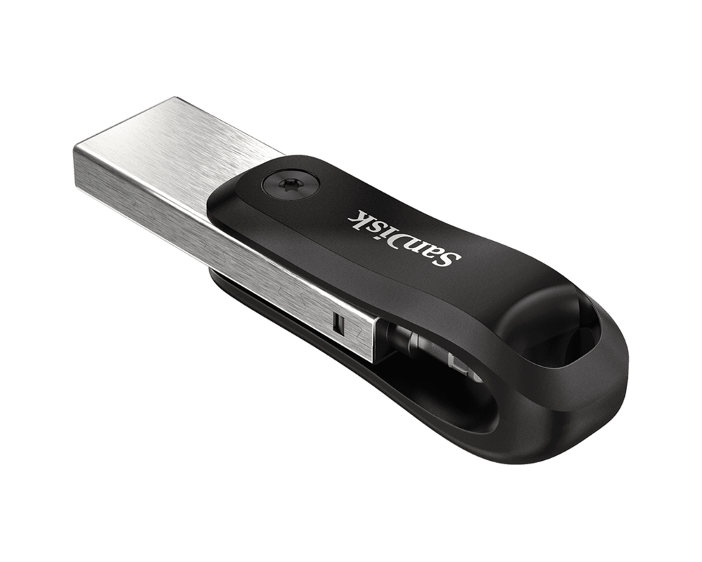Флаш памет SanDisk iXpand Flash Drive Go 128GB - USB3.0 + Lightning - for iPhone and iPad 5