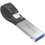 <span>Флаш памет</span> SanDisk iXpand Flash Drive 128GB - USB for iPhone <span class='catalog-num-in-name'>SDIX30C-128G-GN6NE</span> - 