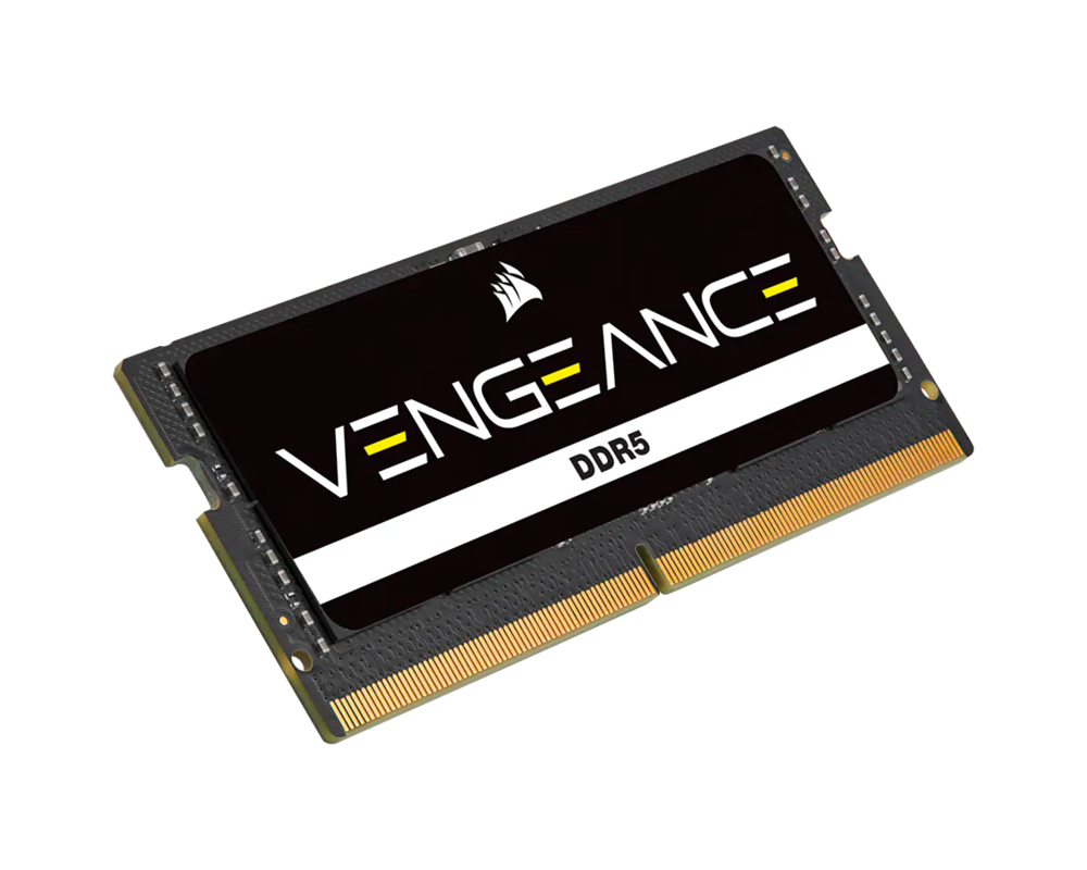 Памет CORSAIR VENGEANCE DDR5 32GB 4800MHz SODIMM 1.1V 40-40-40-77 Black PCB 2