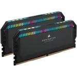 <span>Памет</span> Corsair DDR5, 6200MT/s 32GB 2x16GB DIMM, Unbuffered, 36-39-39-76, OC PMIC, XMP 3.0, DOMINATOR PLATINUM RGB DDR5 Black Heatspreader, RGB LED, 1.3V, EAN:0840006660392 <span class='catalog-num-in-name'>CMT32GX5M2X6200C36</span> - 