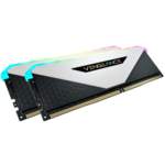<span>Памет</span> Corsair DDR4, 3200MHz 16GB 2x8GB Dimm, Unbuffered, 16-20-20-38, XMP 2.0, Vengeance RGB RT, RGB LED, Black PCB, 1.35V, for AMD Ryzen, EAN:0840006650485 <span class='catalog-num-in-name'>CMN16GX4M2Z3200C16W</span> - 
