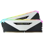 <span>Памет</span> Corsair DDR4, 3200MHz 32GB 2x16GB Dimm, Unbuffered, 16-20-20-38, XMP 2.0, Vengeance RGB RT Heatspreader, RGB LED, Black PCB, 1.35V, for AMD Ryzen, EAN:0840006650560 <span class='catalog-num-in-name'>CMN32GX4M2Z3200C16W</span> - 