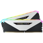 <span>Памет</span> Corsair DDR4, 3600MHz 32GB 2x16GB DIMM, Unbuffered, 18-22-22-42, XMP 2.0, VENGEANCE RGB RT Heatspreader, RGB LED, 1.35V, for AMD Ryzen, EAN:0840006650591 <span class='catalog-num-in-name'>CMN32GX4M2Z3600C18W</span> - 