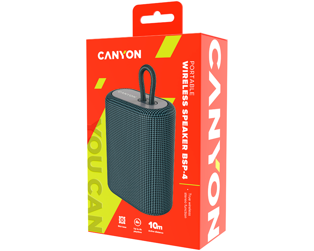 Тонколони Безжична преносима колонка Canyon BSP-4 4