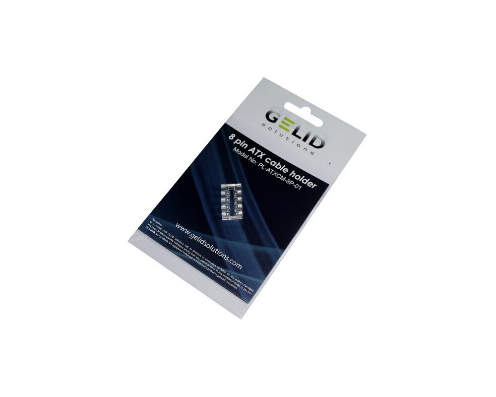 Кабел GELID 8pin Acrylic cable holder WHITE/TR... 2