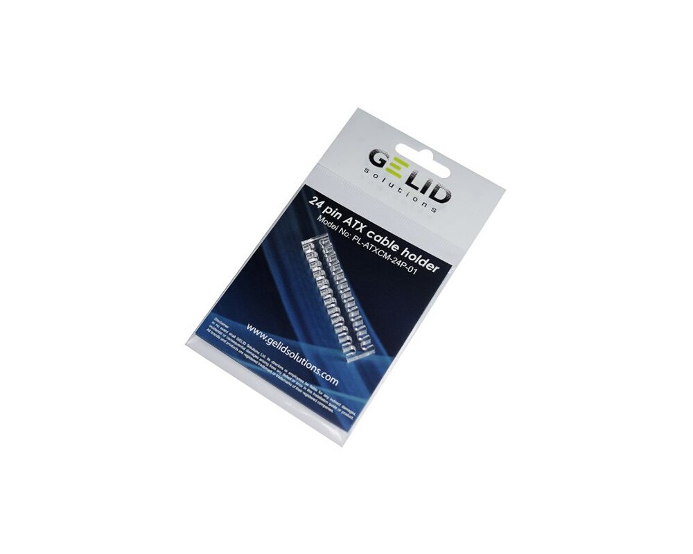Кабел GELID 24pin Acrylic cable holder WHITE/T... 2