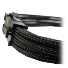  GELID 6+2pin VGA PCI-E Power extension cable 30cm individually sleeved BLACK 546800 CA-8P-05 на топ цена - PIC.bg