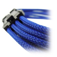  GELID 6+2pin VGA PCI-E Power extension cable 30cm individually sleeved BLUE 546802 CA-8P-07 на топ цена - PIC.bg
