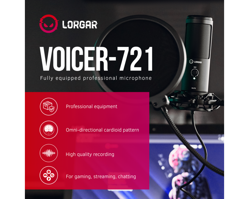 Микрофон LORGAR Voicer 721 3