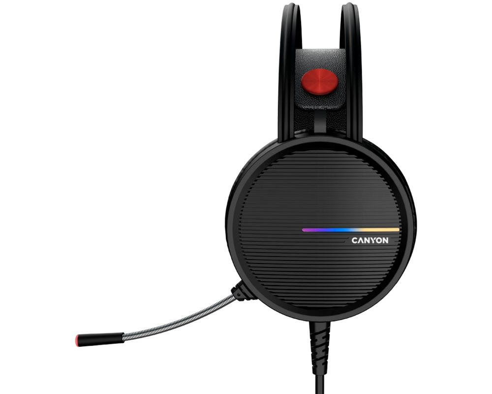 Слушалки CANYON headset Interceptor GH-8A Black O... 2
