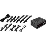 Захранване Corsair PSU 1000W HX1000i 80+ Platinum 140mm fan black 3