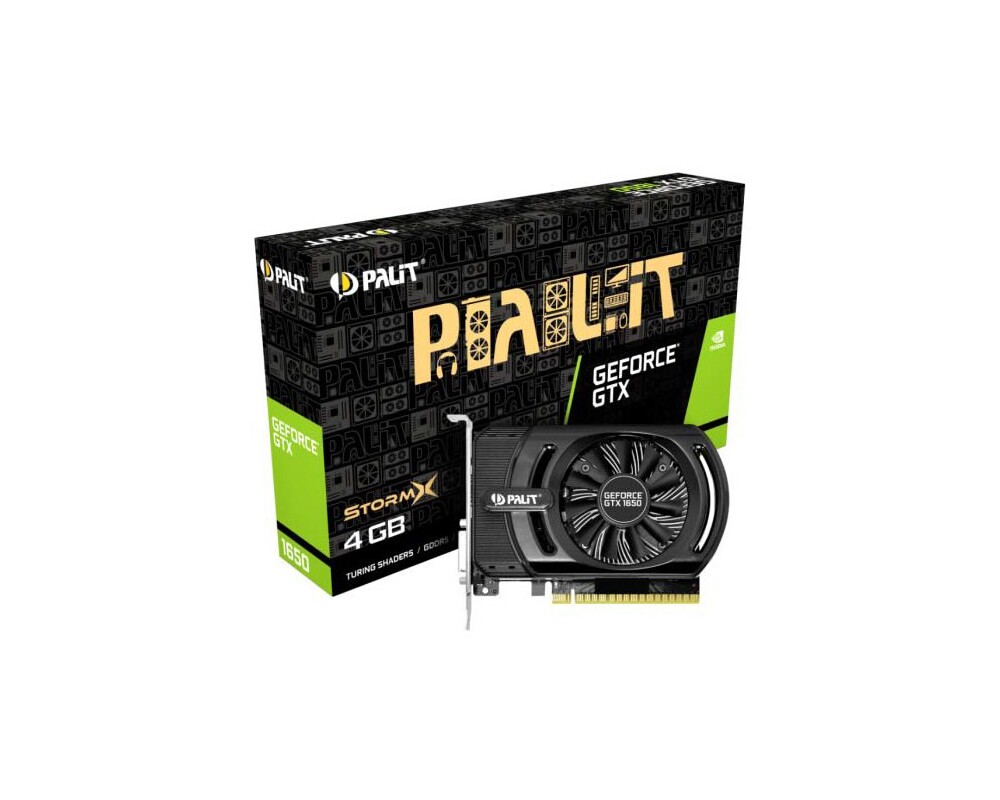 Видеокарта Palit GeForce GTX 1650 StormX 4GB GDDR5 12