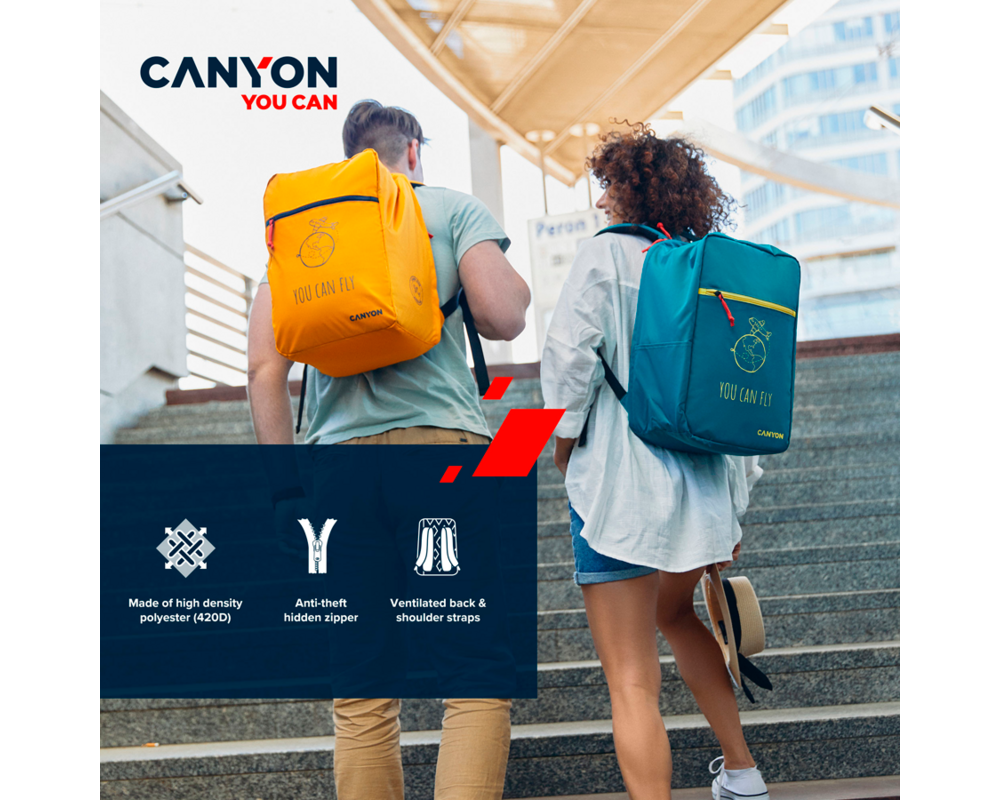 Раница CANYON backpack CSZ-03 Cabin Size Dark G... 9
