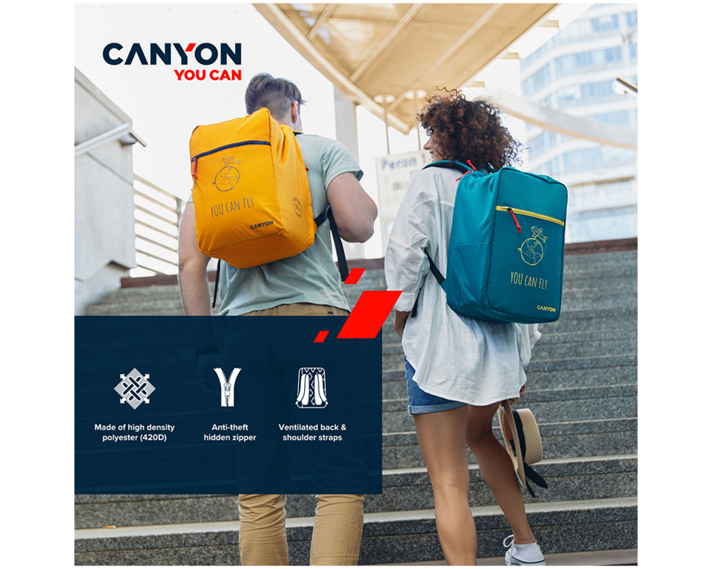 Раница CANYON backpack CSZ-03 Cabin Size Dark G... 12