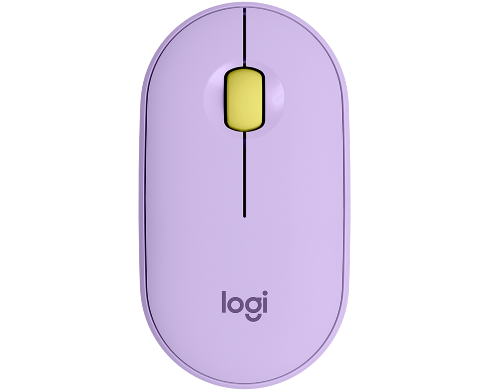 Мишка Logitech Pebble M350 Wireless Mouse - LAVENDER LEMONADE - EMEA-914 5