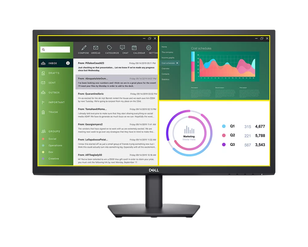 Монитор Dell E2423H 6