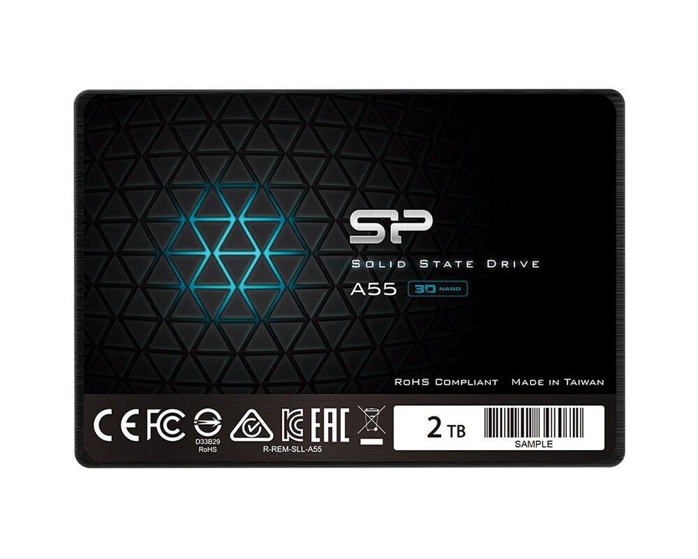 SSD SILICON POWER A55, 2.5", 2 TB, SATA3 3D NAND flash 2