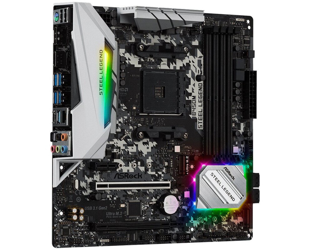 Дънна платка ASROCK B450M STEEL LEGEND 2