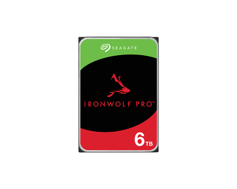 Твърд диск SEAGATE Ironwolf PRO Enterprise NAS HDD 6TB 7200rpm 6Gb 2