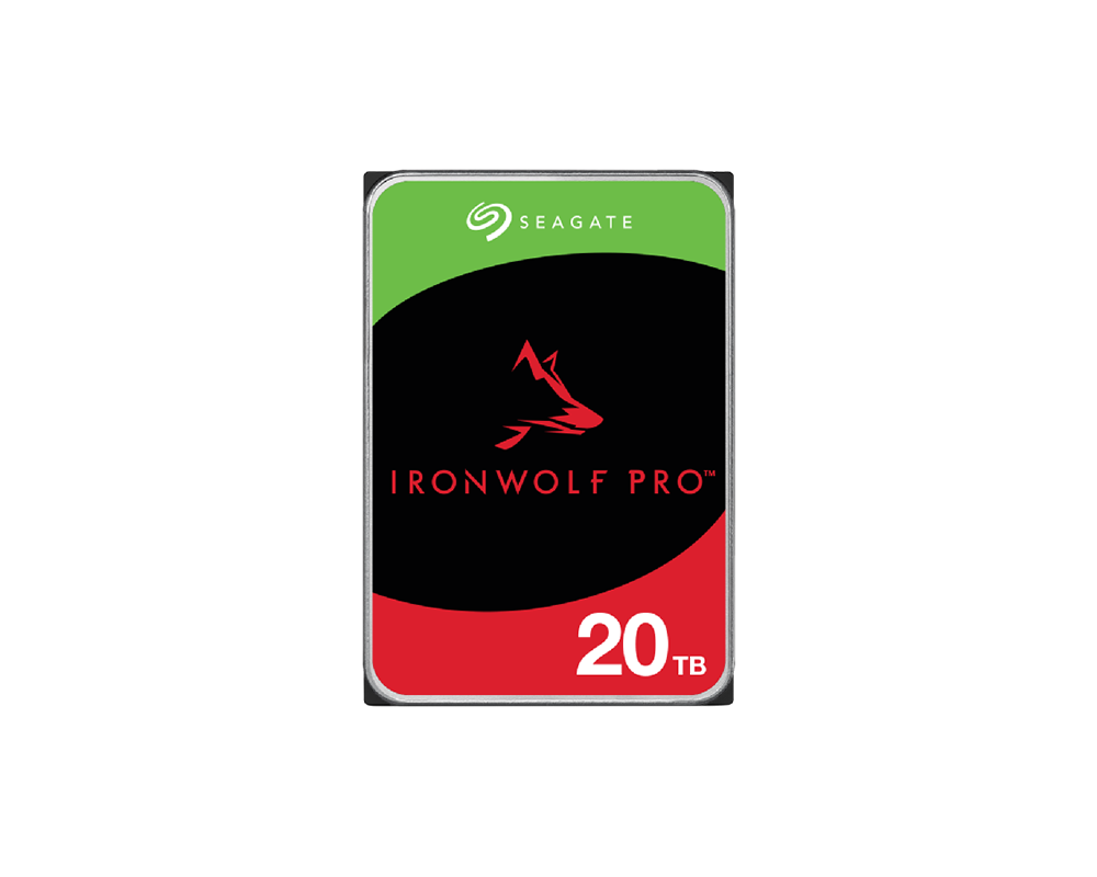 Твърд диск SEAGATE Ironwolf PRO Enterprise NAS HDD 20TB 7200rpm 6Gb 4