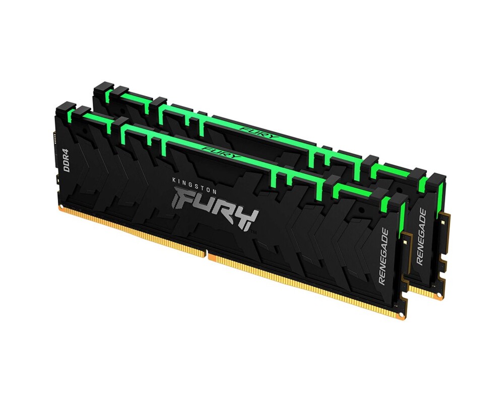 Памет KINGSTON 64GB 3200MHz DDR4 CL16 DIMM Kit of 2 FURY Renegade RGB 7