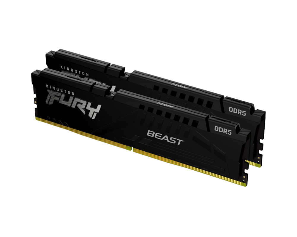 Памет 16GB (2x8GB) Kingston Fury Beast 5600MHz DDR5 3