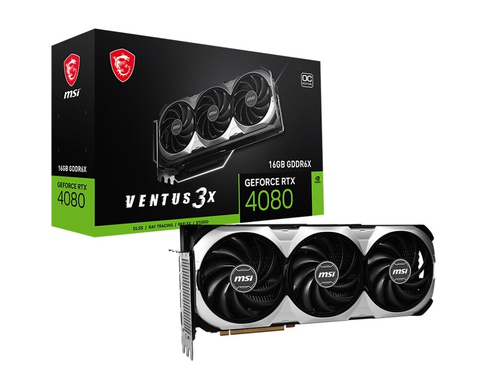 Видеокарта MSI GeForce RTX 4080 VENTUS 3X OC 16GB GDDR6X 2