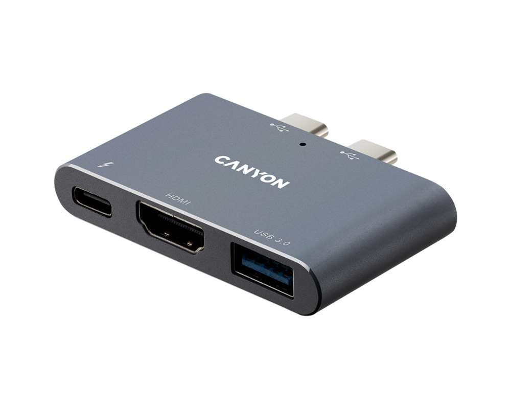 USB хъб CANYON hub DS-1 3in1 Thunderbolt 3 Space... 7