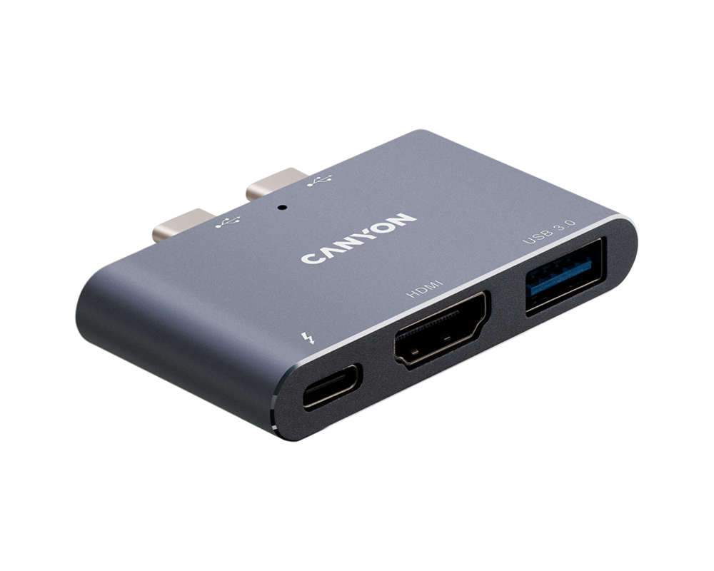 USB хъб CANYON hub DS-1 3in1 Thunderbolt 3 Space... 8