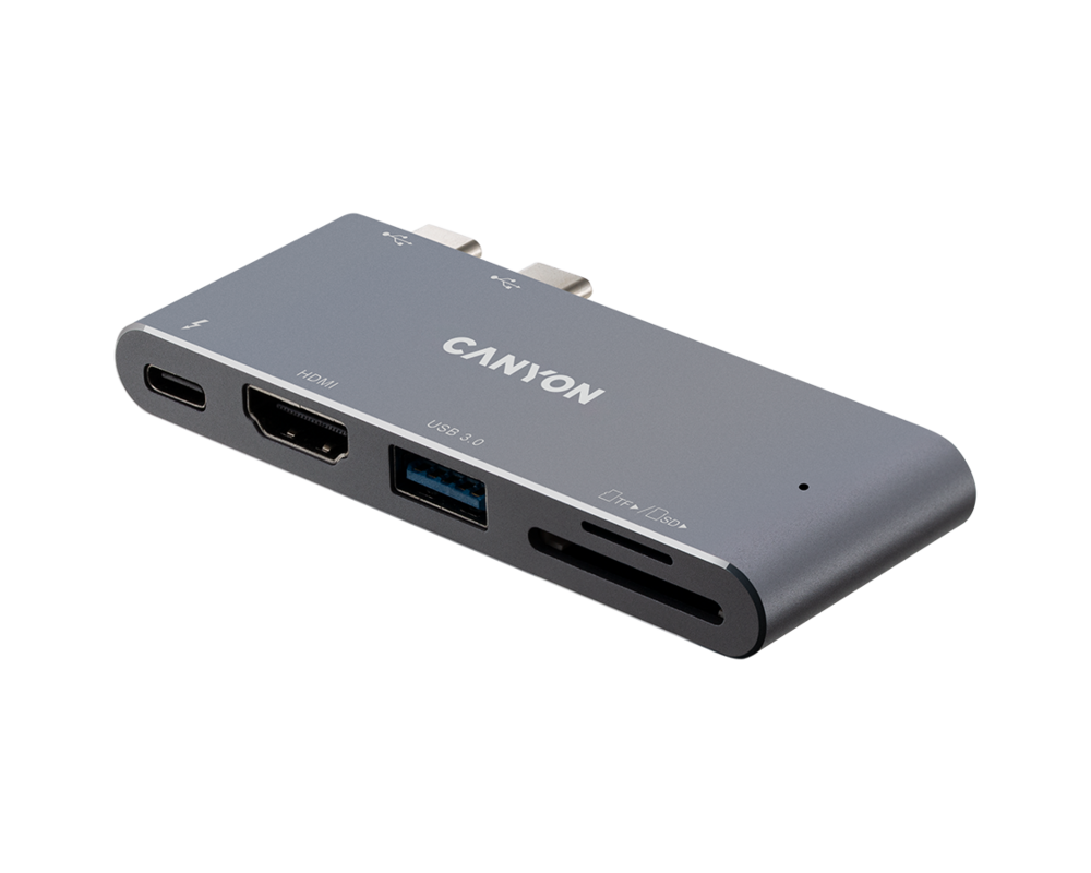USB хъб CANYON hub DS-5 5in1 Thunderbolt 3 4k Sp... 7