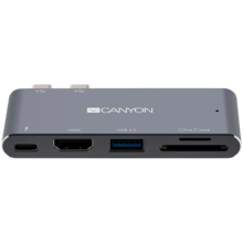  CANYON hub DS-5 5in1 Thunderbolt 3 4k Sp... 629203 CNS-TDS05DG на топ цена - PIC.bg