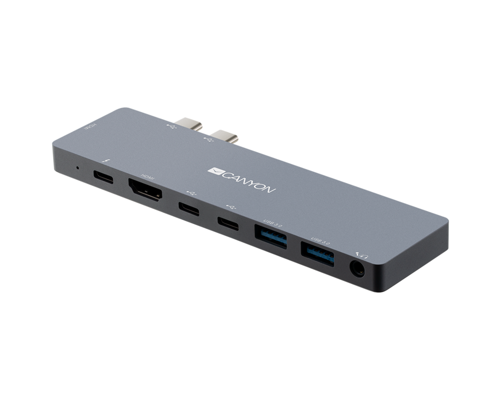 USB хъб CANYON hub DS-8 8in1 Thunderbolt 4k Spac... 2