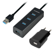  AXAGON HUE-S2BP 4x USB3.0 Charging Hub 1.2m Cable 629209 HUE-S2BP на топ цена - PIC.bg