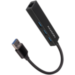 <span>USB хъб</span> AXAGON HMA-GL3A 3x USB-A + GLAN <span class='catalog-num-in-name'>HMA-GL3A</span> - 