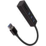 <span>USB хъб</span> AXAGON HMA-CR3A 3x USB-A + SD/microSD <span class='catalog-num-in-name'>HMA-CR3A</span> - 