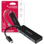 <span>USB хъб</span> AXAGON HUE-G1C 4x USB3.1 Gen1 SLIM hub w... <span class='catalog-num-in-name'>HUE-G1C</span> - 