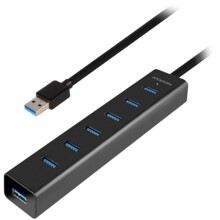 AXAGON HUE-SA7BP 7x USB3.0 ALU Charging Hub Incl. AC Adapter 629225 HUE-SA7BP на топ цена - PIC.bg