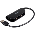 <span>USB хъб</span> Handy four-port USB 2.0 hub with a perma... <span class='catalog-num-in-name'>HUE-X4B</span> - 