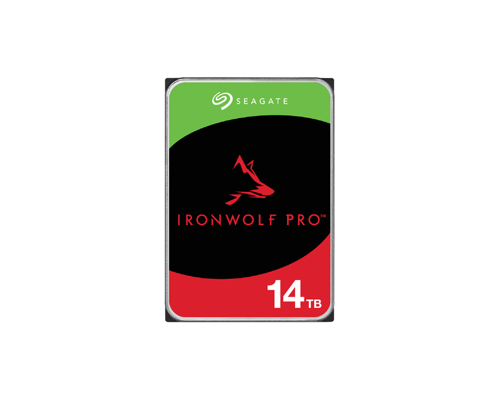 Твърд диск SEAGATE Ironwolf PRO Enterprise NAS HDD 14TB 7200rpm 6Gb 2