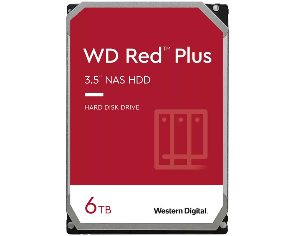 Твърд диск WD Red Plus 6TB SATA 6Gb 4