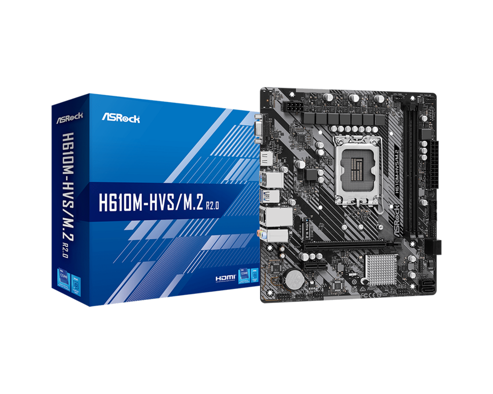 Дънна платка ASROCK H610M-HVS/M.2 R2.0 6