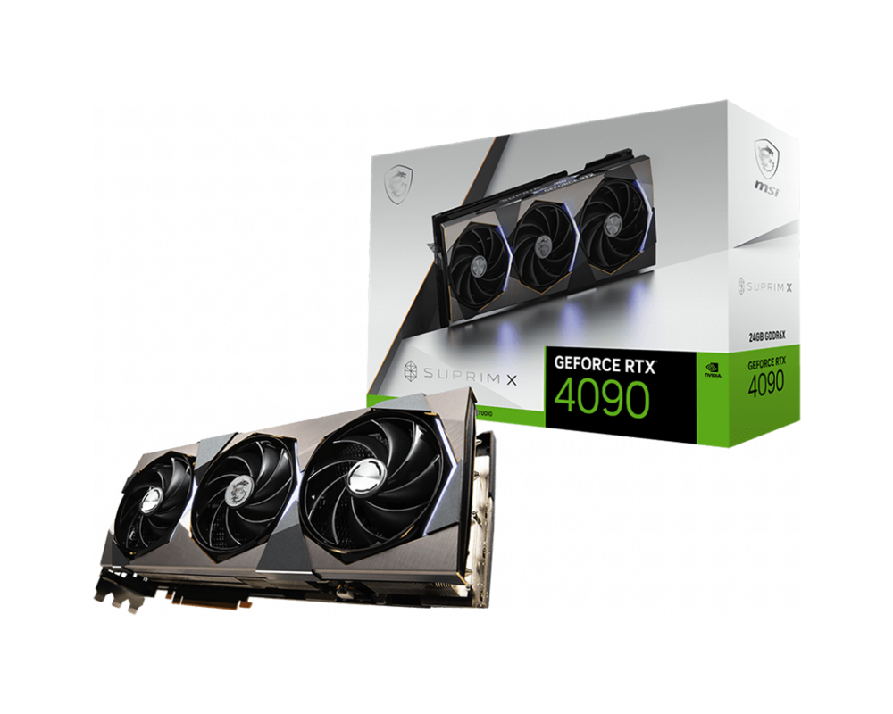 Видеокарта MSI GeForce RTX 4090 SUPRIM X 24GB GDDR6X 9
