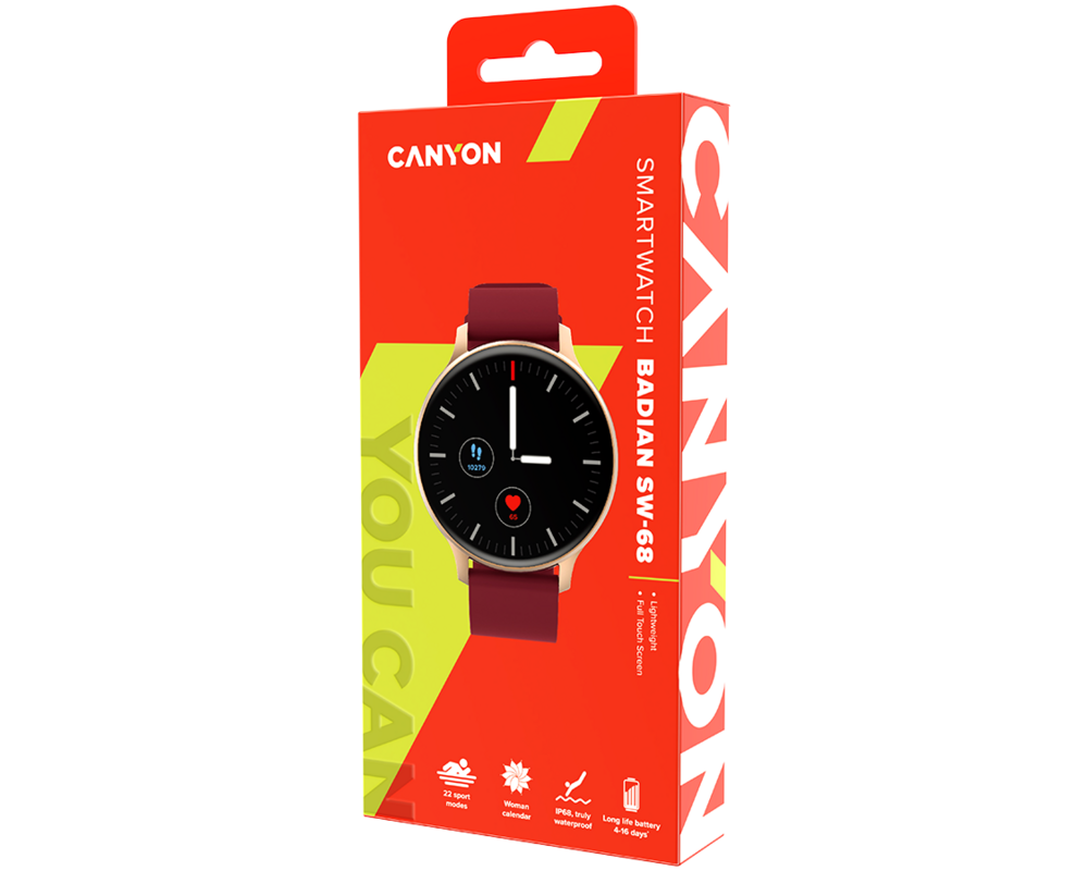 Smart часовник Canyon CNS-SW68RR 4