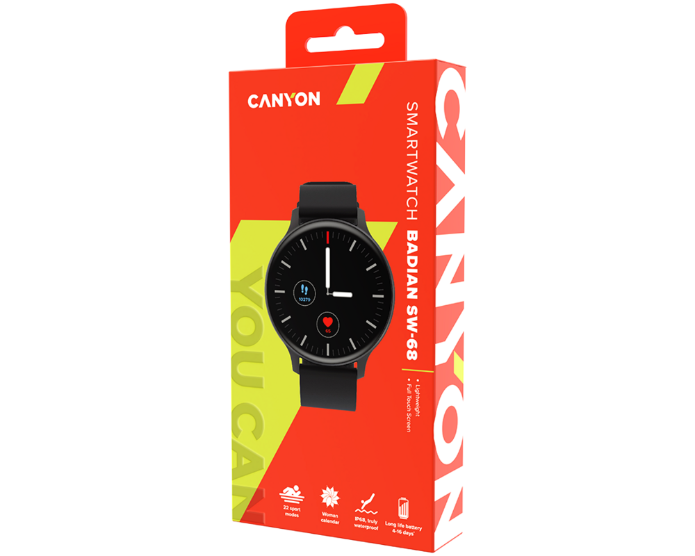 Smart часовник Canyon CNS-SW68BB 4