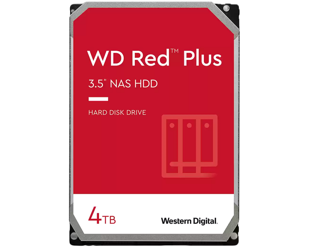 Твърд диск WD Red Plus 4TB SATA 6Gb 4