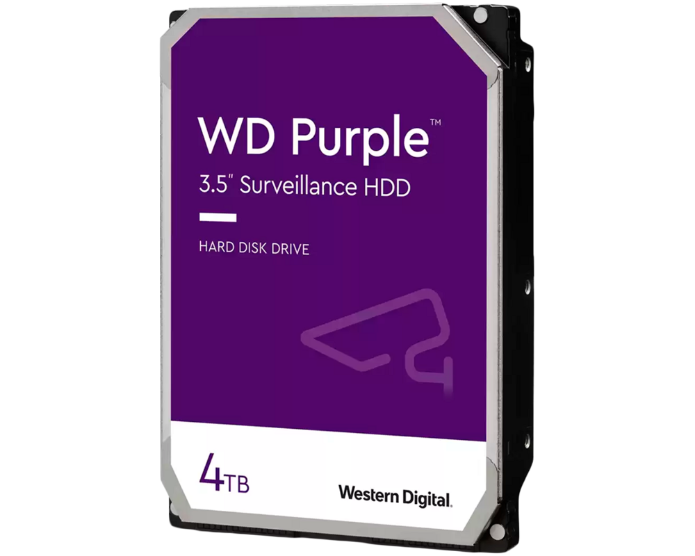 Твърд диск WD Purple 4TB SATA HDD 3.5inch internal 256MB Cache 3