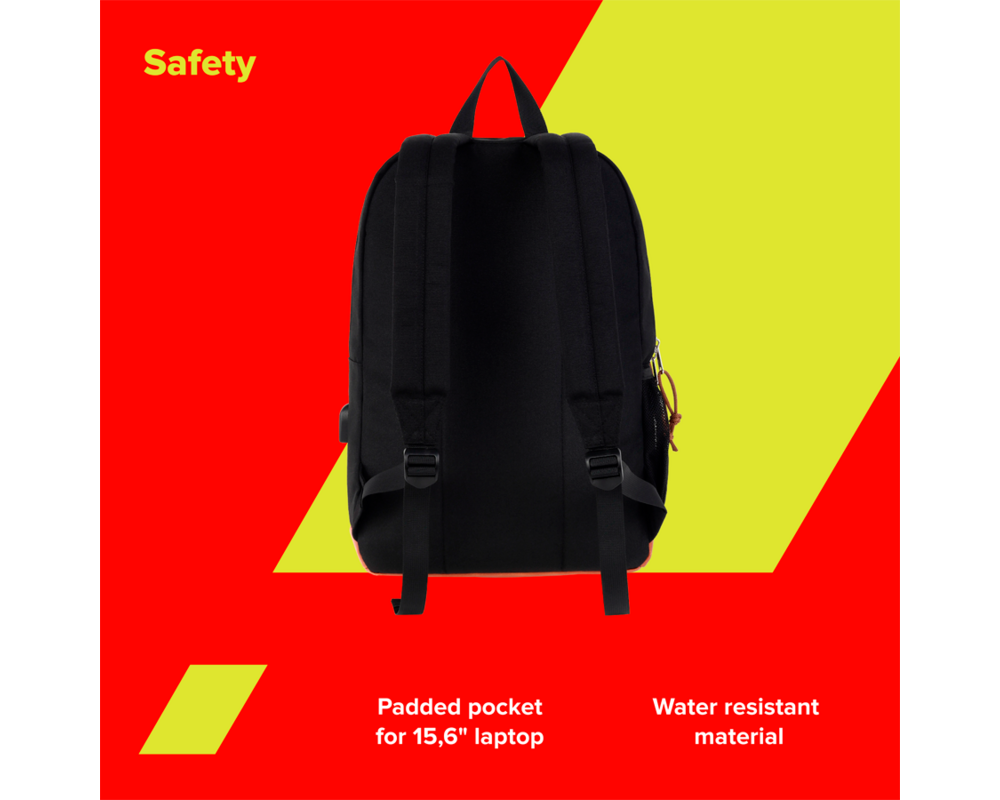 Раница CANYON backpack BPS-5 22L USB Black 8