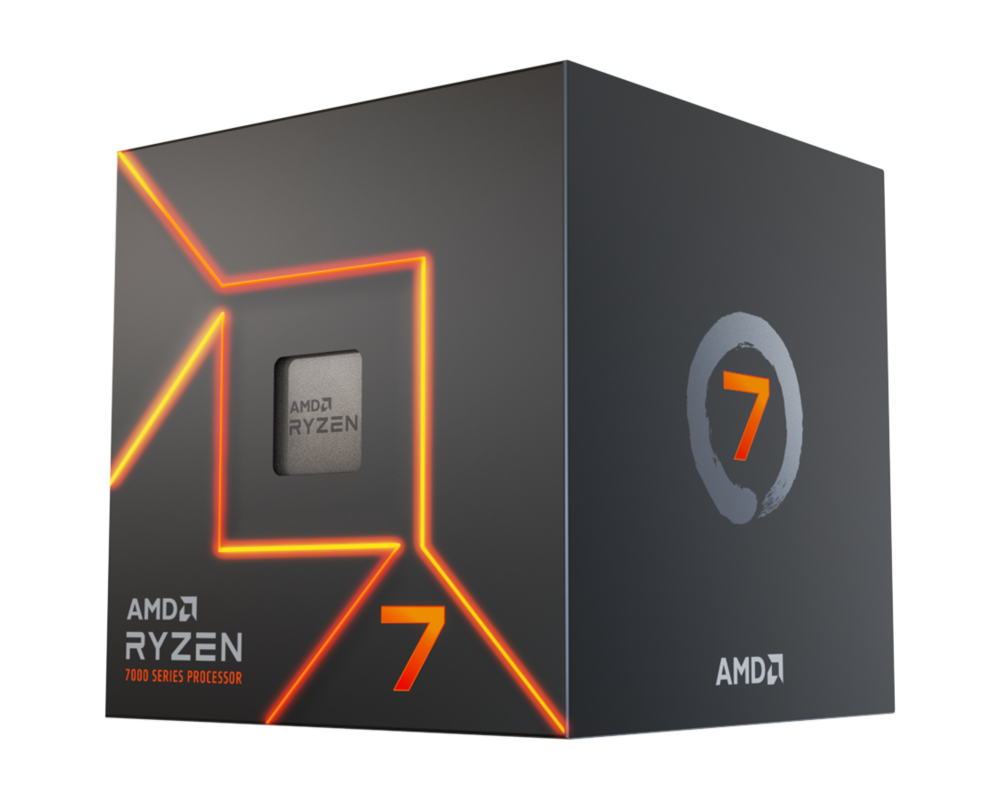 Процесор AMD Ryzen 7 7700 8C/16T (3.8GHz / 5.3GHz Boost 2