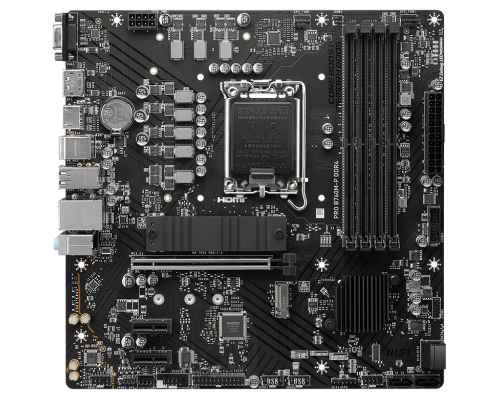 Дънна платка MSI PRO B760M-P  DDR4 /LGA1700 7