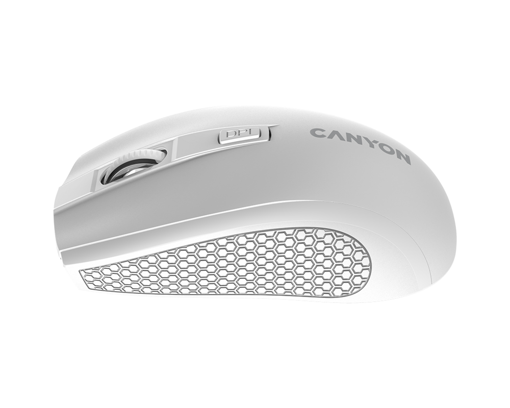 Мишка CANYON mouse MW-7 Wireless White 9
